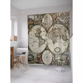 Шторка-занавеска для ванной JOYARTY