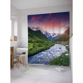 Шторка-занавеска для ванной JOYARTY