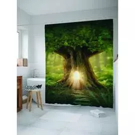 Шторка-занавеска для ванной JOYARTY