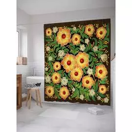 Шторка-занавеска для ванной JOYARTY