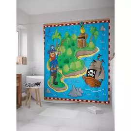 Шторка-занавеска для ванной JOYARTY