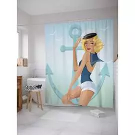 Шторка-занавеска для ванной JOYARTY