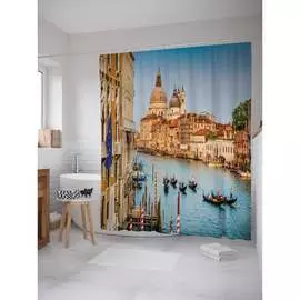 Шторка-занавеска для ванной JOYARTY