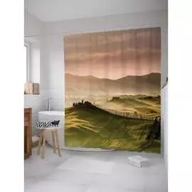 Шторка-занавеска для ванной JOYARTY