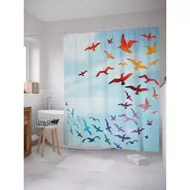 Шторка-занавеска для ванной JOYARTY