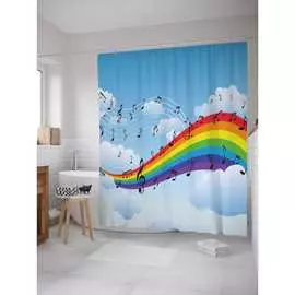 Шторка-занавеска для ванной JOYARTY