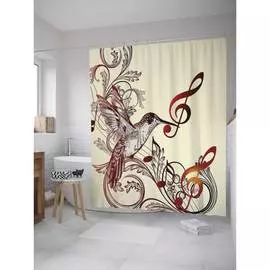 Шторка-занавеска для ванной JOYARTY