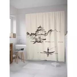 Шторка-занавеска для ванной JOYARTY