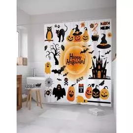 Шторка-занавеска для ванной JOYARTY