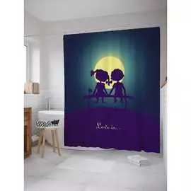 Шторка-занавеска для ванной JOYARTY