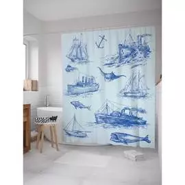 Шторка-занавеска для ванной JOYARTY