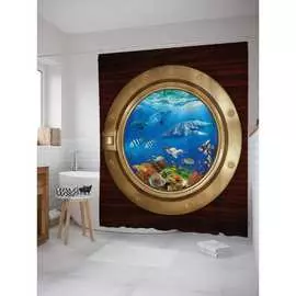 Шторка-занавеска для ванной JOYARTY