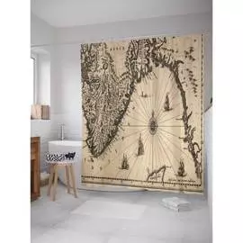 Шторка-занавеска для ванной JOYARTY