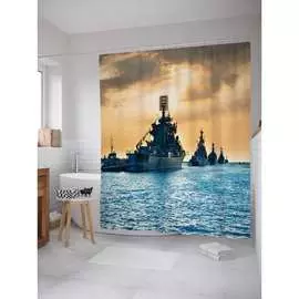 Шторка-занавеска для ванной JOYARTY