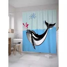 Шторка-занавеска для ванной JOYARTY