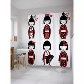 Шторка-занавеска для ванной JOYARTY