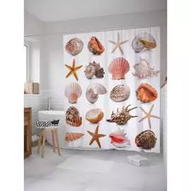 Шторка-занавеска для ванной JOYARTY