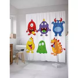 Шторка-занавеска для ванной JOYARTY