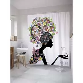 Шторка-занавеска для ванной JOYARTY