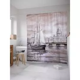 Шторка-занавеска для ванной JOYARTY