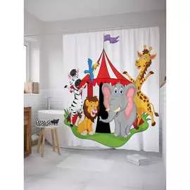 Шторка-занавеска для ванной JOYARTY