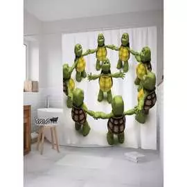 Шторка-занавеска для ванной JOYARTY