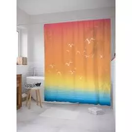 Шторка-занавеска для ванной JOYARTY