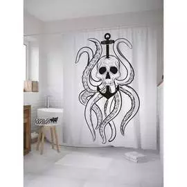 Шторка-занавеска для ванной JOYARTY