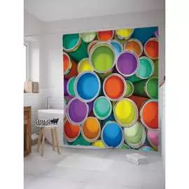 Шторка-занавеска для ванной JOYARTY