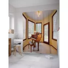 Шторка-занавеска для ванной JOYARTY