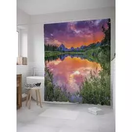 Шторка-занавеска для ванной JOYARTY