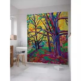 Шторка-занавеска для ванной JOYARTY