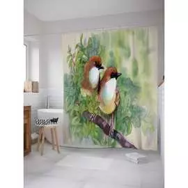 Шторка-занавеска для ванной JOYARTY