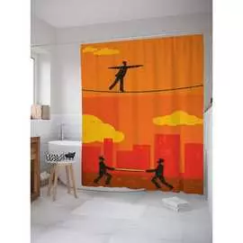 Шторка-занавеска для ванной JOYARTY