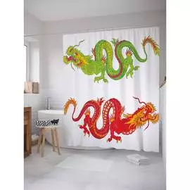 Шторка-занавеска для ванной JOYARTY