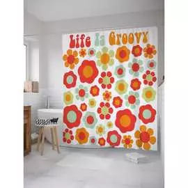 Шторка-занавеска для ванной JOYARTY