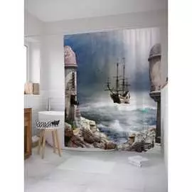 Шторка-занавеска для ванной JOYARTY