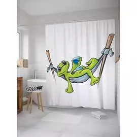 Шторка-занавеска для ванной JOYARTY