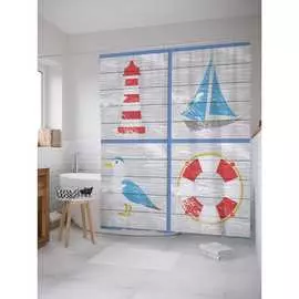 Шторка-занавеска для ванной JOYARTY