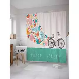 Шторка-занавеска для ванной JOYARTY