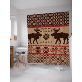 Шторка-занавеска для ванной JOYARTY