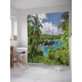 Шторка-занавеска для ванной JOYARTY