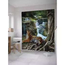 Шторка-занавеска для ванной JOYARTY