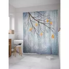 Шторка-занавеска для ванной JOYARTY