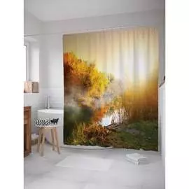 Шторка-занавеска для ванной JOYARTY