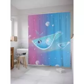 Шторка-занавеска для ванной JOYARTY