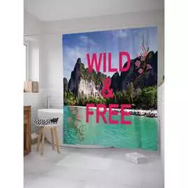 Шторка-занавеска для ванной JOYARTY