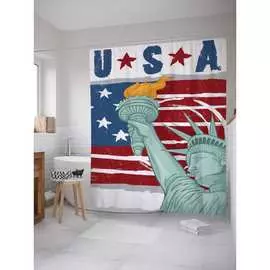 Шторка-занавеска для ванной JOYARTY