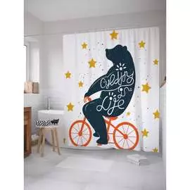 Шторка-занавеска для ванной JOYARTY