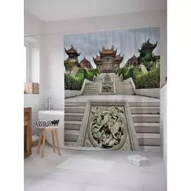 Шторка-занавеска для ванной JOYARTY